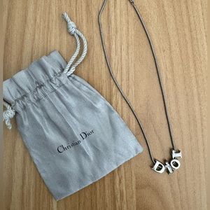 【Dior】Christian Dior necklace Metal Silver